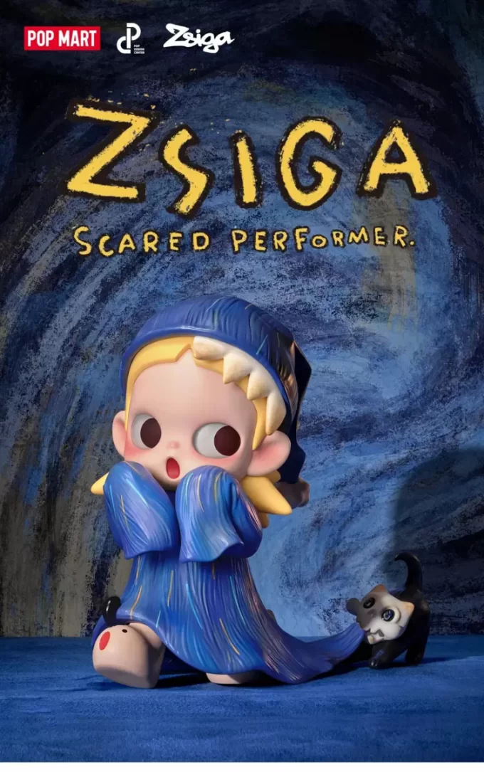 Figurină Zsiga, artist speriat