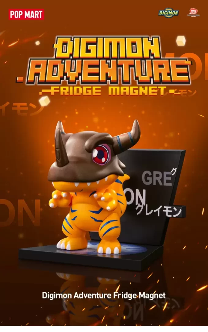 Figurine din seria Digimon Adventure cu magneți de frigider