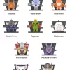 Figurine din seria Digimon Adventure cu magneți de frigider