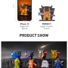 Figurine din seria Digimon Adventure cu magneți de frigider