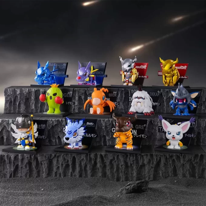 Figurine din seria Digimon Adventure cu magneți de frigider