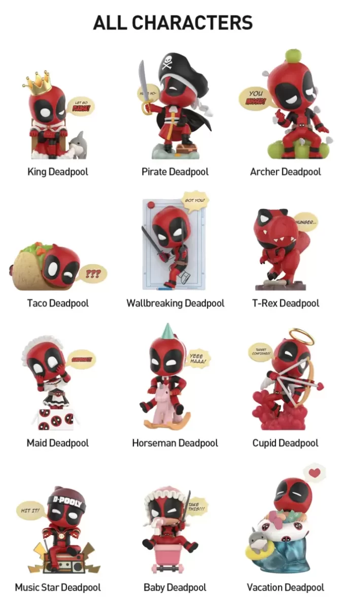 Figurine din seria Marvel Deadpool Figurine din seria Marvel Deadpool