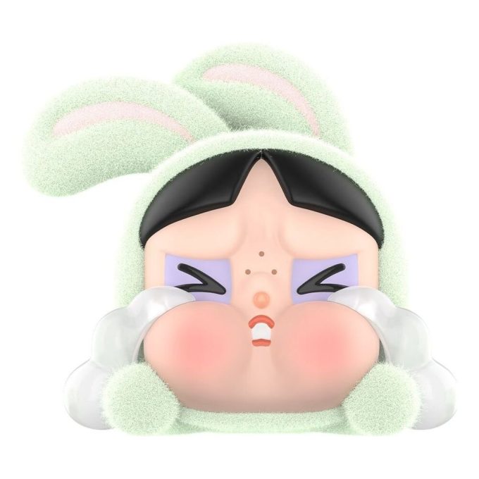 Figurine din vinil CryBaby Pop Mart x Powerpuff Girls „Iepurașul cu unt”