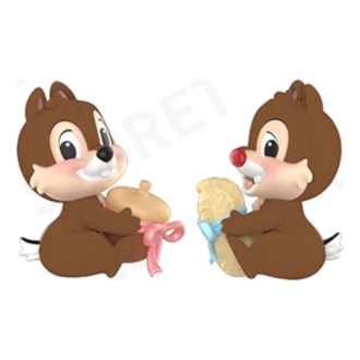 Figurine Disney Chip și Dale din seria Fun Loving Brother, ediție secretă „Cadou de schimb”
