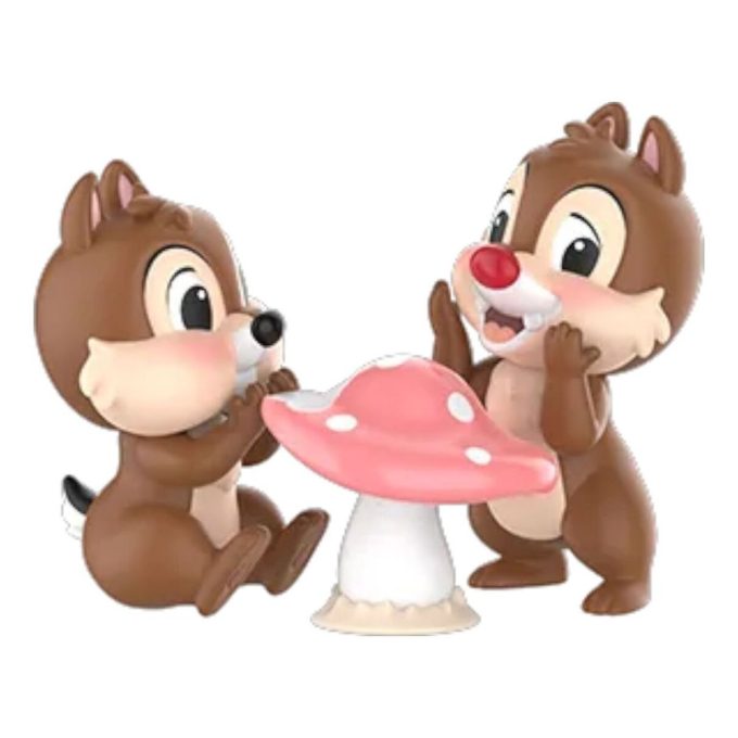 Figurine Disney Chip și Dale din seria Fun Loving Brother „Masă cu ciuperci”
