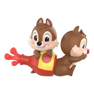 Figurine Disney Chip și Dale din seria Fun Loving Brother „Stoarceți ketchup”