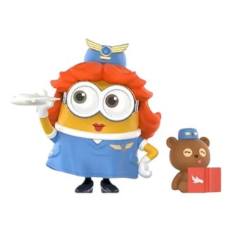 Figurine Minions Povești de culcare de Bob și Tim „Siguranța în avion”