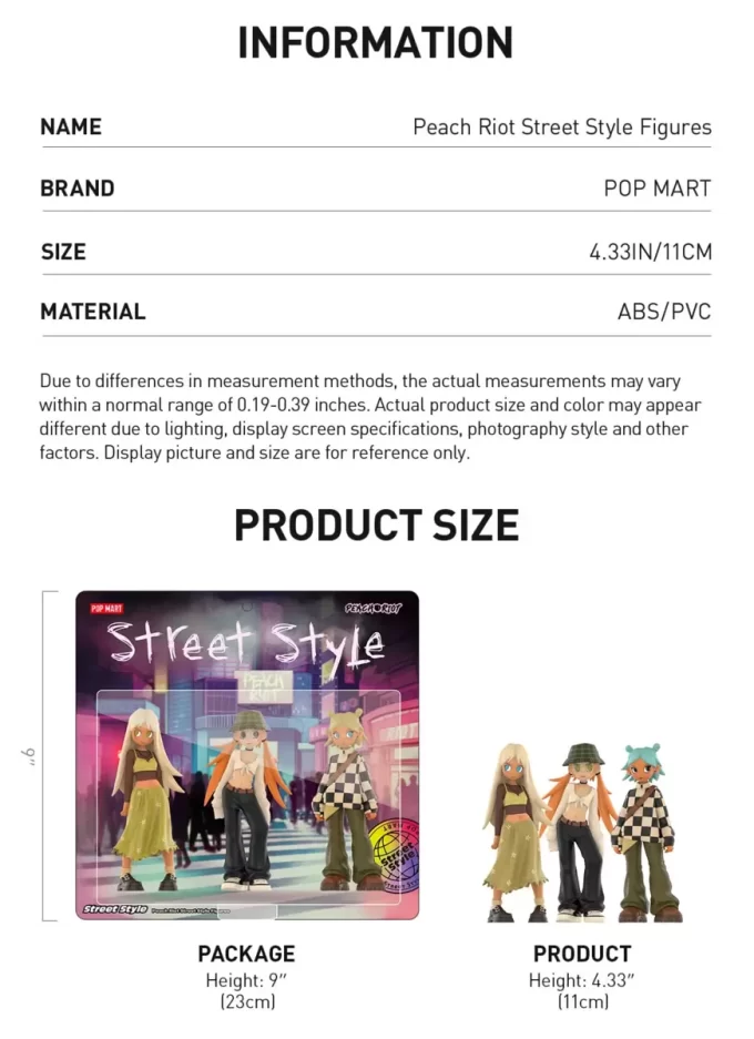 Figurine în stil stradal Peach Riot