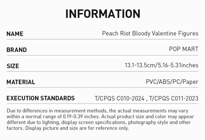 Figurine Peach Riot Bloody Valentine
