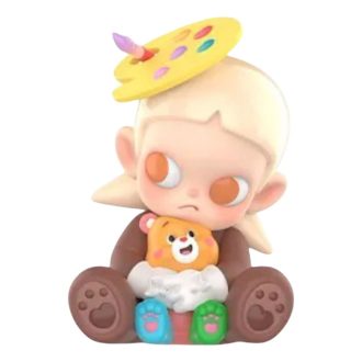 Figurine Pop Mart x Zsiga Care Bear „Meșteșugul Ursulețului Lucrare de Ursuleț Inimă”