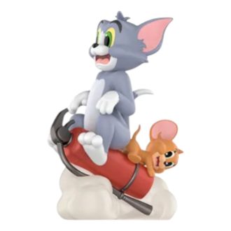 Figurine Tom și Jerry Busola Interzisă „Asalt cu Extinctorul”
