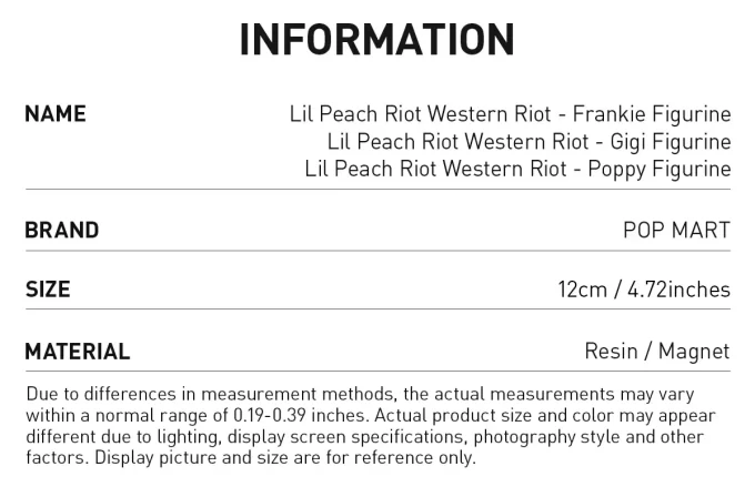 Figurine Western Riot Lil Peach Riot
