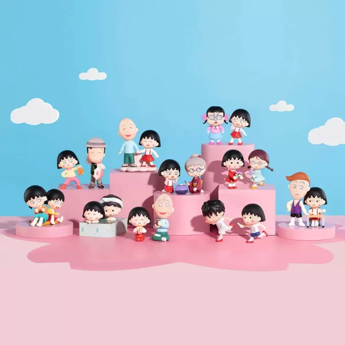 Figurinele din seria Chibi Maruko Chan din seria The Time With You