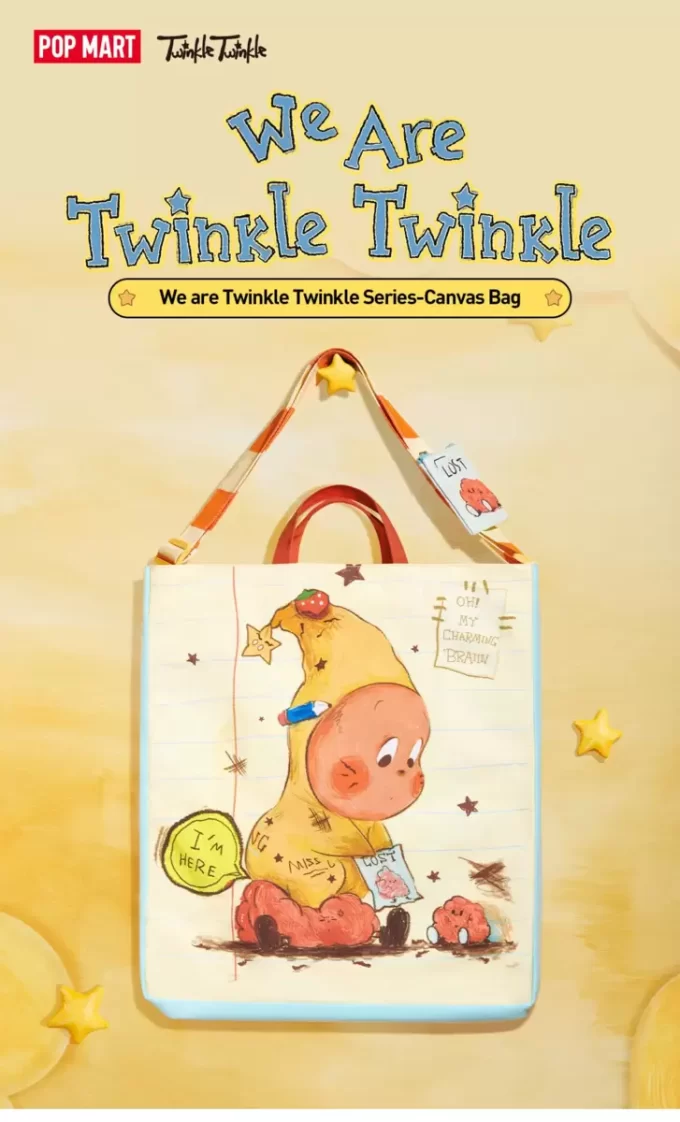 Geantă din pânză We Are Twinkle, seria Twinkle