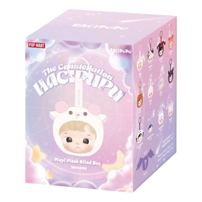 Hacipupu Constelația din vinil, pandantiv de pluș, cutie sigilată (1 cutie oarbă)