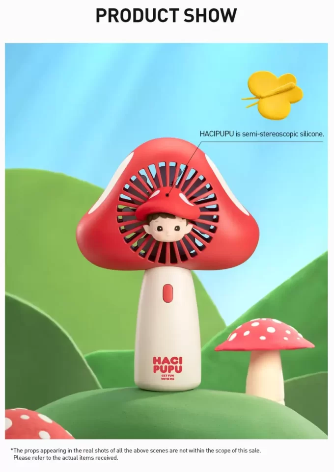 HACIPUPU Seria Aventuri în Pădure – Evantai portabil