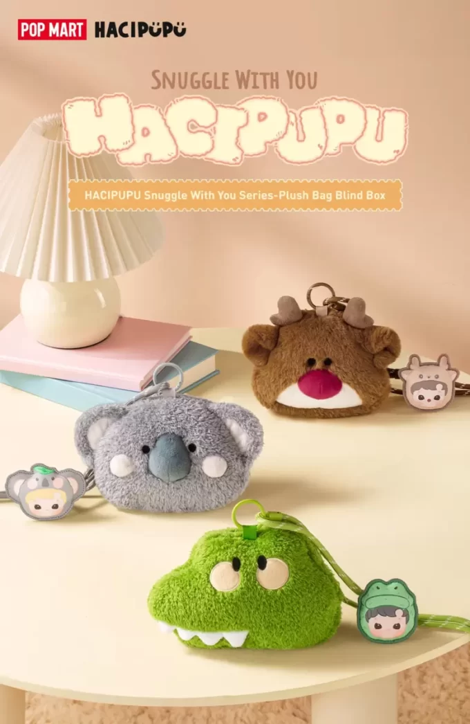 HACIPUPU Seria Snuggle With You – Cutie de pluș pentru jucării HACIPUPU Seria Snuggle With You – Cutie de pluș pentru jucării