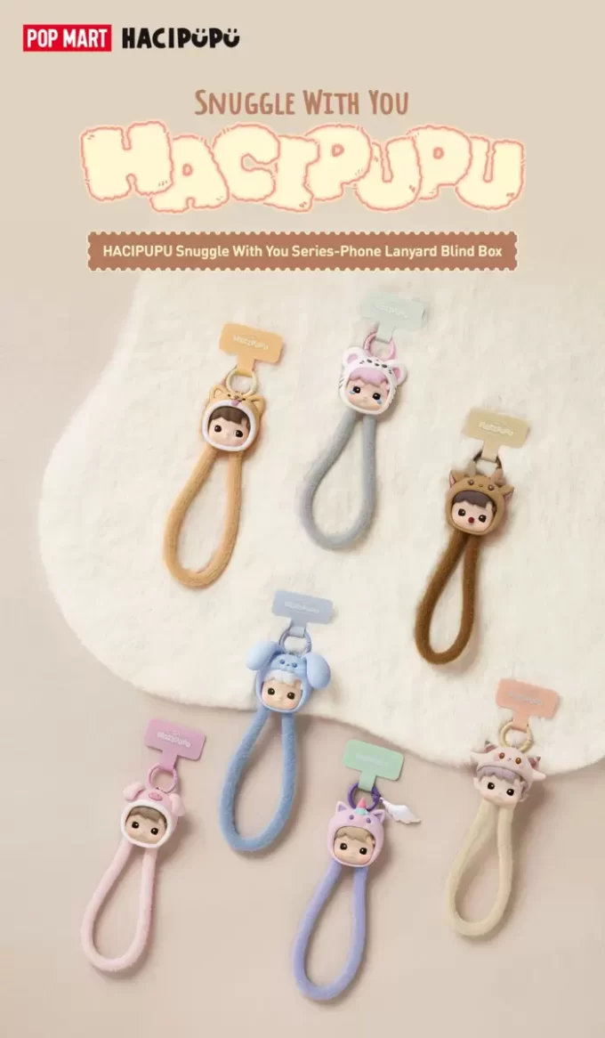 HACIPUPU Seria Snuggle With You – Cutie de telefon cu șnur HACIPUPU Seria Snuggle With You – Cutie de telefon cu șnur