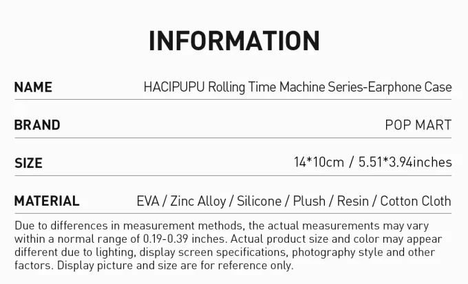 Husă pentru căști HACIPUPU Rolling Time Machine Series