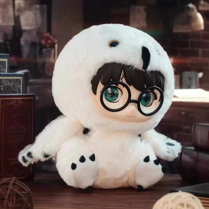 Jucărie de pluș Harry Potter din PVC, Bubo Scandiaca Jucărie de pluș Harry Potter din PVC, Bubo Scandiaca