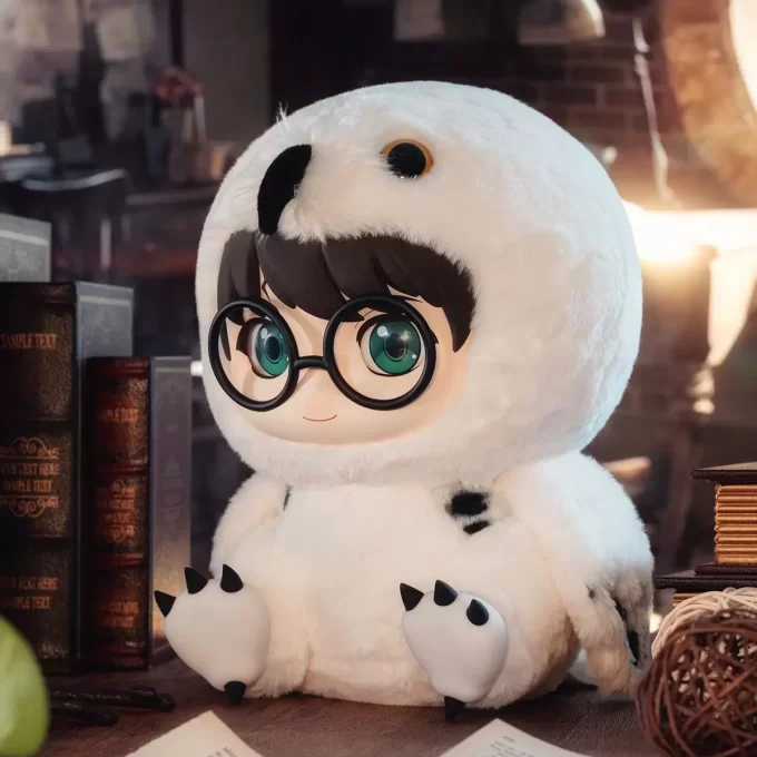 Jucărie de pluș Harry Potter din PVC, Bubo Scandiaca Jucărie de pluș Harry Potter din PVC, Bubo Scandiaca