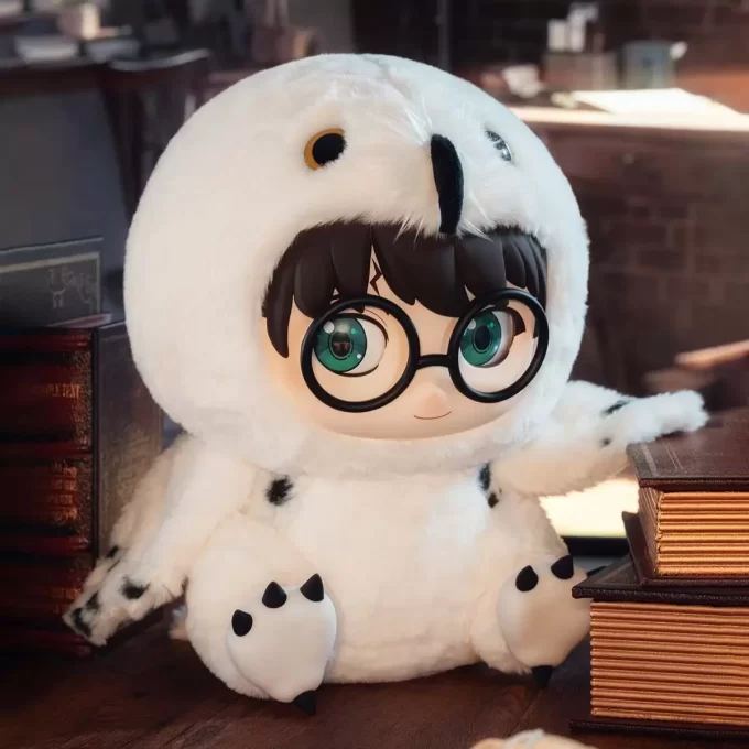 Jucărie de pluș Harry Potter din PVC, Bubo Scandiaca Jucărie de pluș Harry Potter din PVC, Bubo Scandiaca