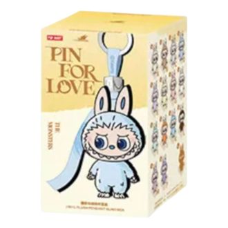 Labubu Pin for Love Pandantiv de pluș cu cutie sigilată (A-M) (1 cutie oarbă)
