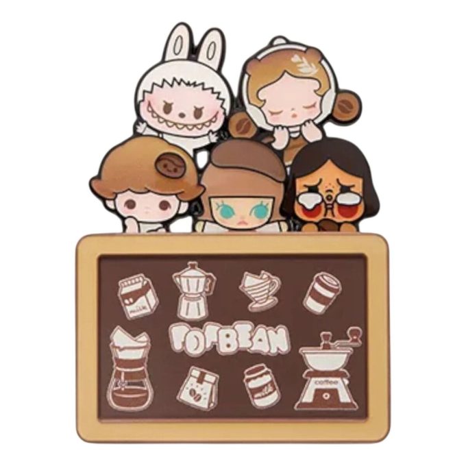 Magnet de frigider Pop Bean Coffee Factory „Coffee Family Combo” Ediție Secretă