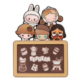 Magnet de frigider Pop Bean Coffee Factory „Coffee Family Combo” Ediție Secretă