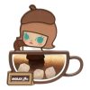 Magnet de frigider Pop Bean Coffee Factory „Molly Amestecă cu zahăr”