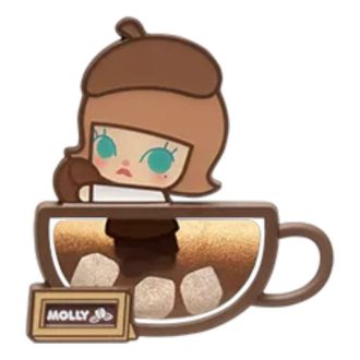 Magnet de frigider Pop Bean Coffee Factory „Molly Amestecă cu zahăr”