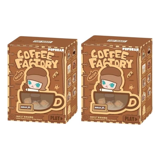 Magnet de frigider Pop Bean Coffee Factory sigilat (2 cutii oarbe)