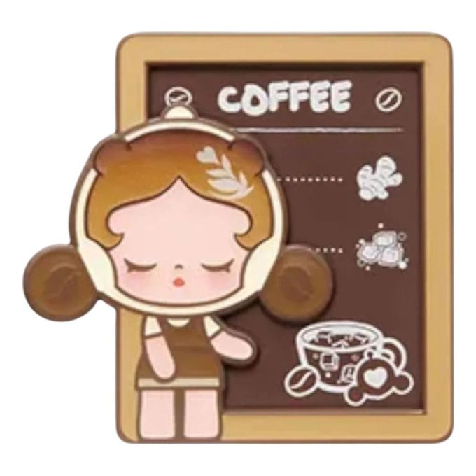 Magnet de frigider Pop Bean Coffee Factory „Skullpanda Coffee Moment”