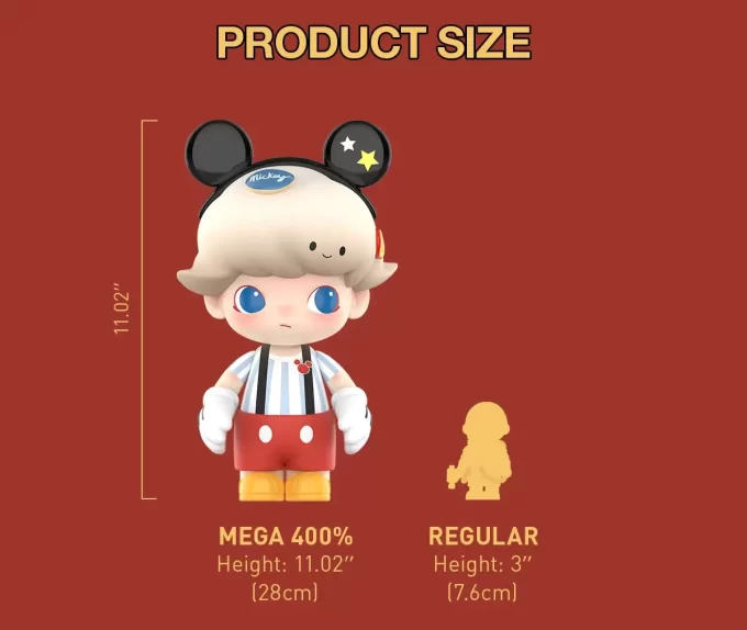 MEGA JUST DIMOO 400% Mickey Mouse MEGA JUST DIMOO 400% Mickey Mouse