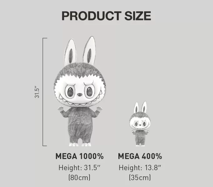 MEGA LABUBU Schiță 1000% MEGA LABUBU Schiță 1000%