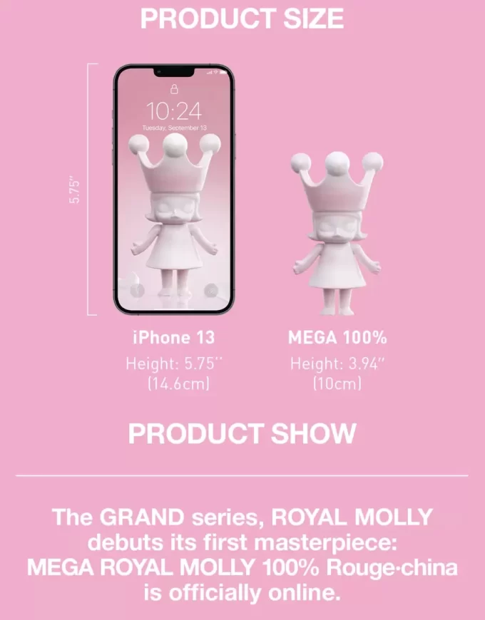 MEGA ROYAL MOLLY 100% Roșu-porțelan