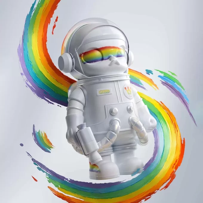 MEGA SPACE MOLLY 400% Curcubeu