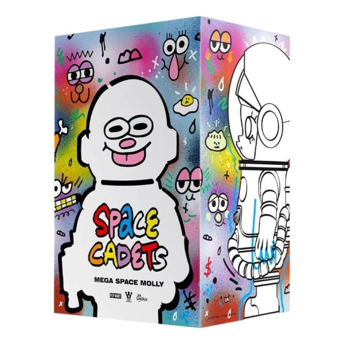 Mega Space Molly 400% Jon Burgerman Cadeți Spațiali Cutii Sigilate (1 Cutie Orb)
