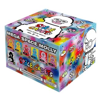 Mega Space Molly 400% Jon Burgerman Cadeți Spațiali Cutii Sigilate (6 Cutii Oarbe)