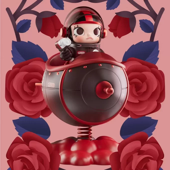 MEGA SPACE MOLLY Seria 100% Blooming – Trandafir
