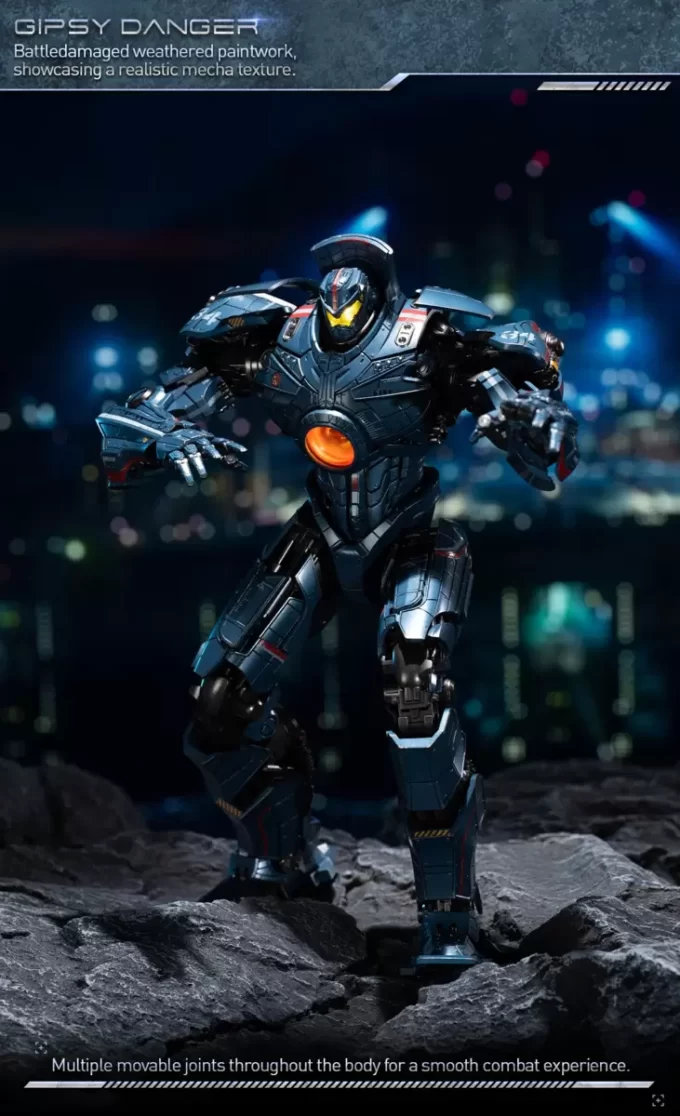 Pacific Rim: Figurină de acțiune Gipsy Danger Diecast