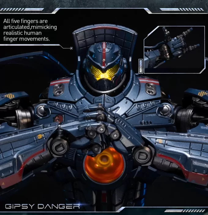 Pacific Rim: Figurină de acțiune Gipsy Danger Diecast