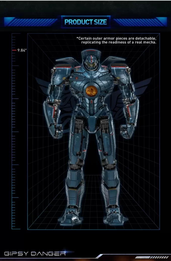 Pacific Rim: Figurină de acțiune Gipsy Danger Diecast
