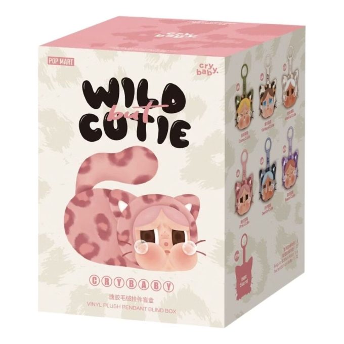 Pandantiv de pluș din vinil Crybaby Wild but Cutie, cutie sigilată (1 cutie oarbă)