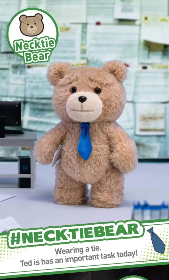 Pandantiv de pluș Ted2 cu ursuleț de pluș Pandantiv de pluș Ted2 cu ursuleț de pluș