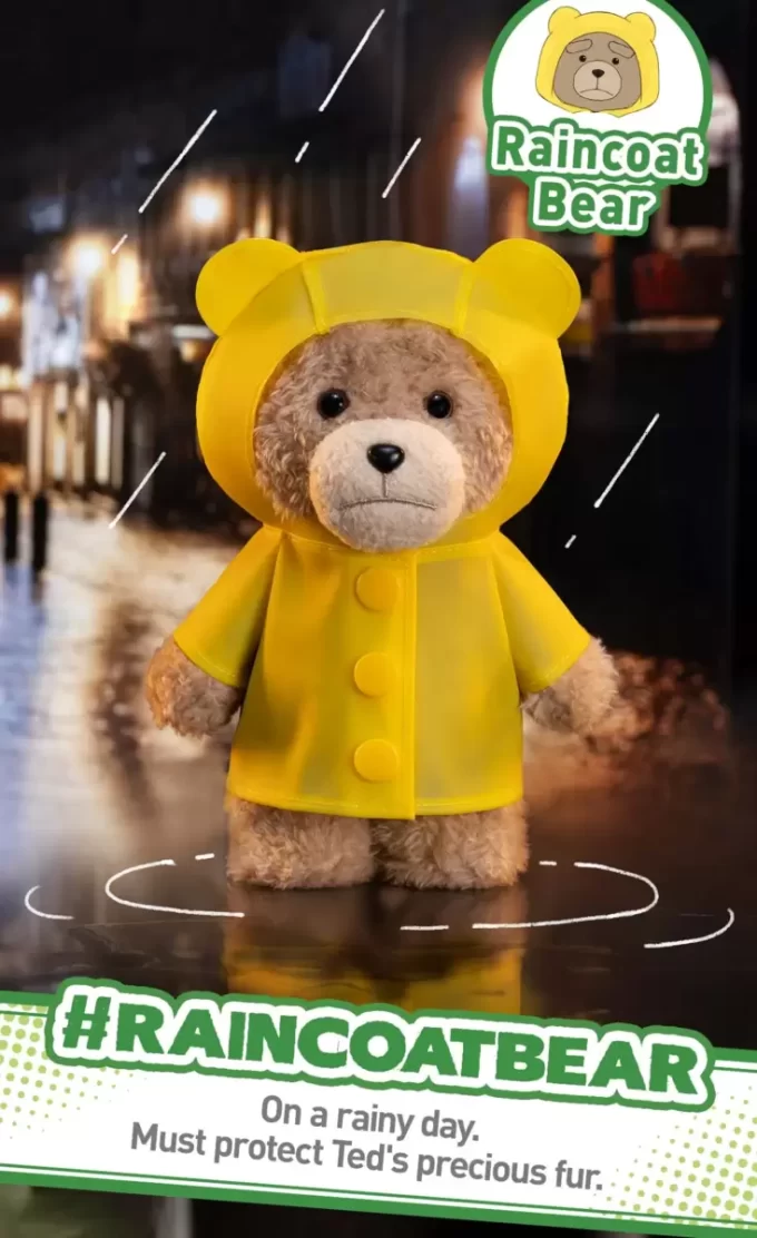 Pandantiv de pluș Ted2 cu ursuleț de pluș Pandantiv de pluș Ted2 cu ursuleț de pluș