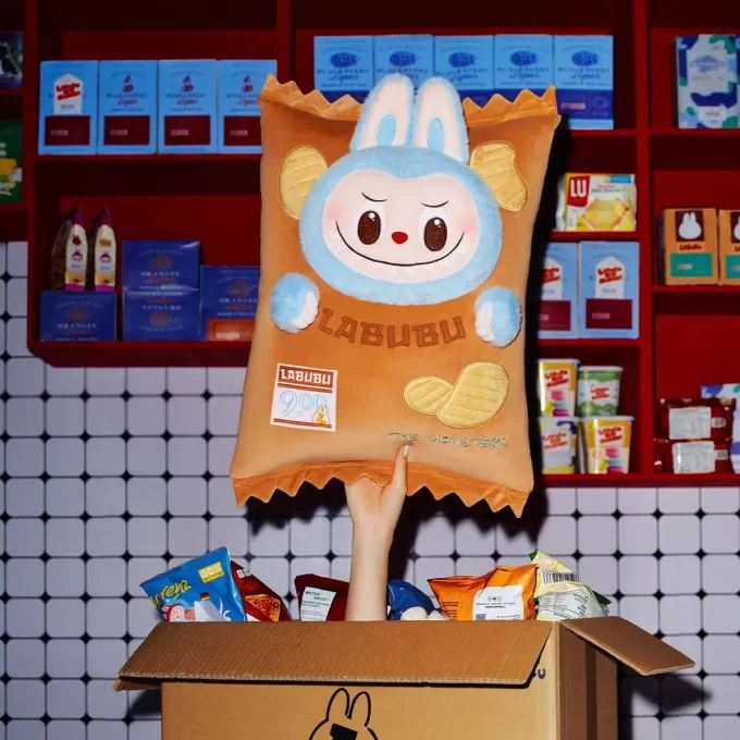 Pernă MONȘTRII Seria Wacky Mart (Chipsuri)