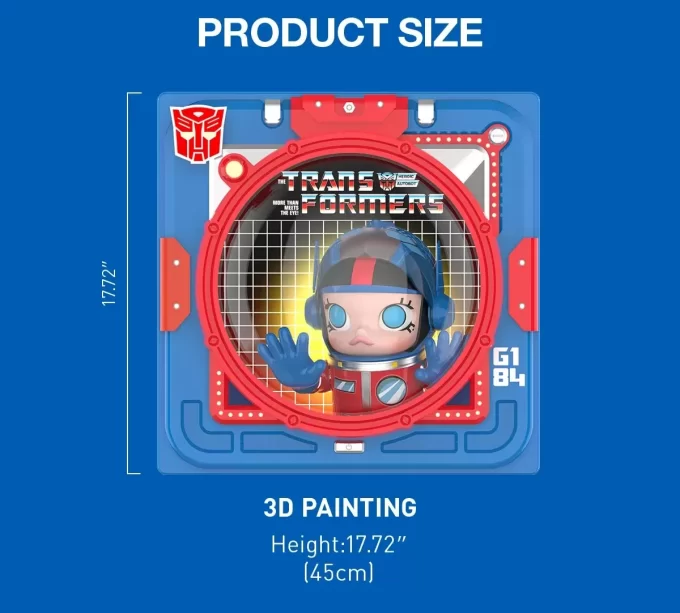 Pictură 3D MEGA SPACE MOLLY Optimus Prime《ÎN SPAȚIU》