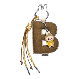 Pin Labubu pentru pandantiv scrisoare de dragoste „B”