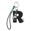Pin Labubu pentru pandantiv scrisoare de dragoste „R”